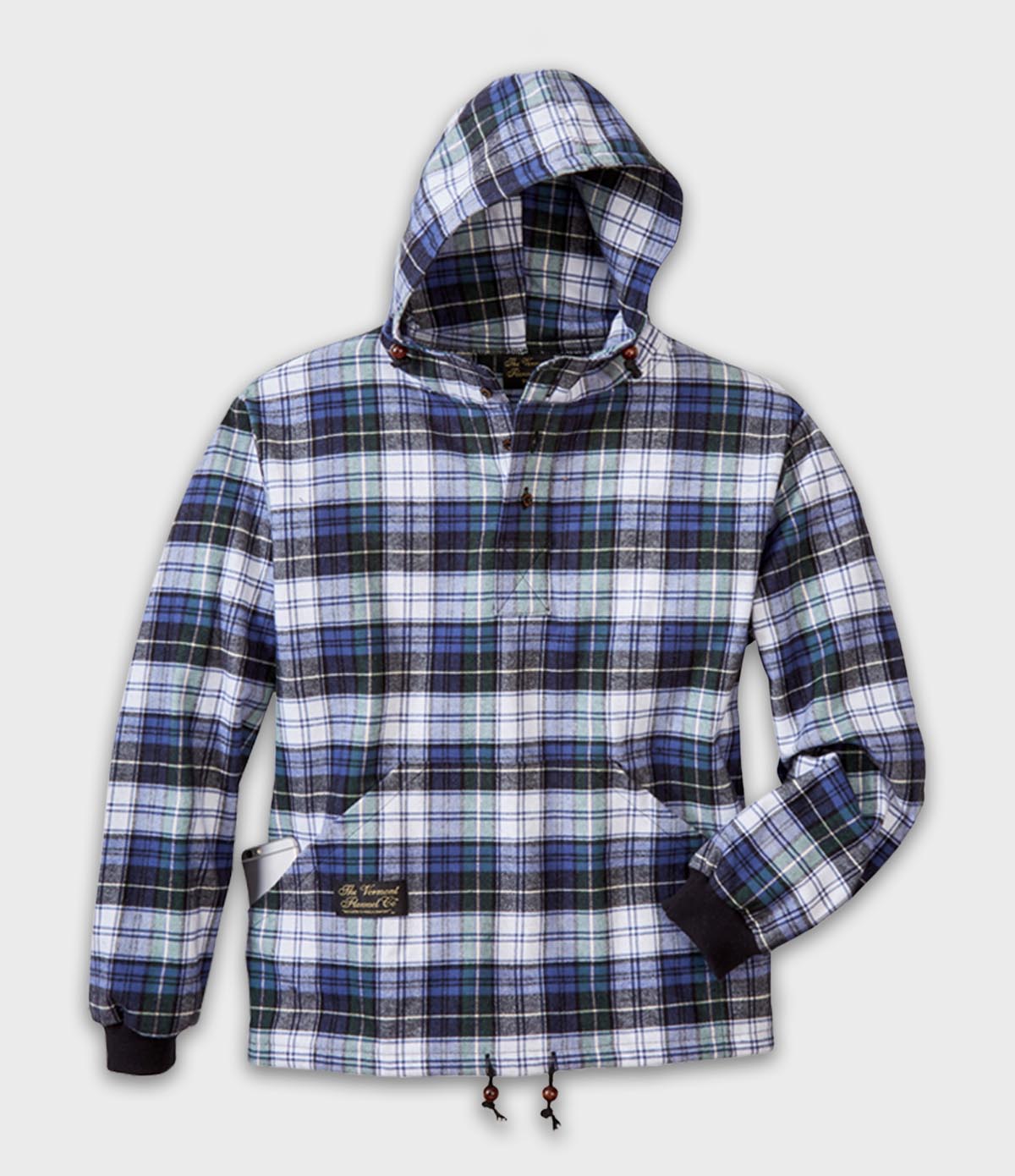 Flannel Hoodie Pullover Handcrafted USA The Vermont Flannel Co