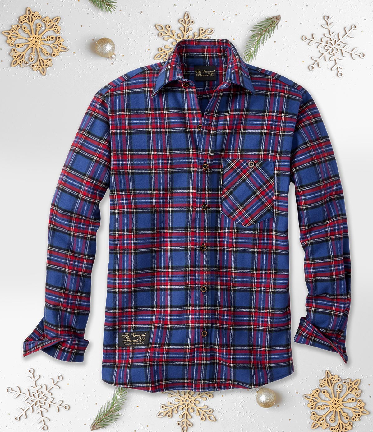 Fitted Flannel Shirts - Holiday