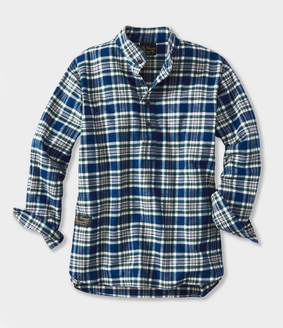 Chemise Prana Lybeck manches longues en flanelle bleu coton Chemise Prana Lybeck manches longues en flanelle bleu coton