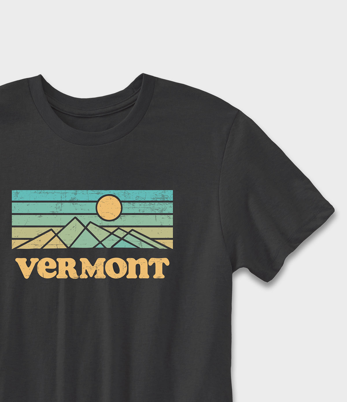 Abstract Mansfield Graphic T-Shirt - Black Heather