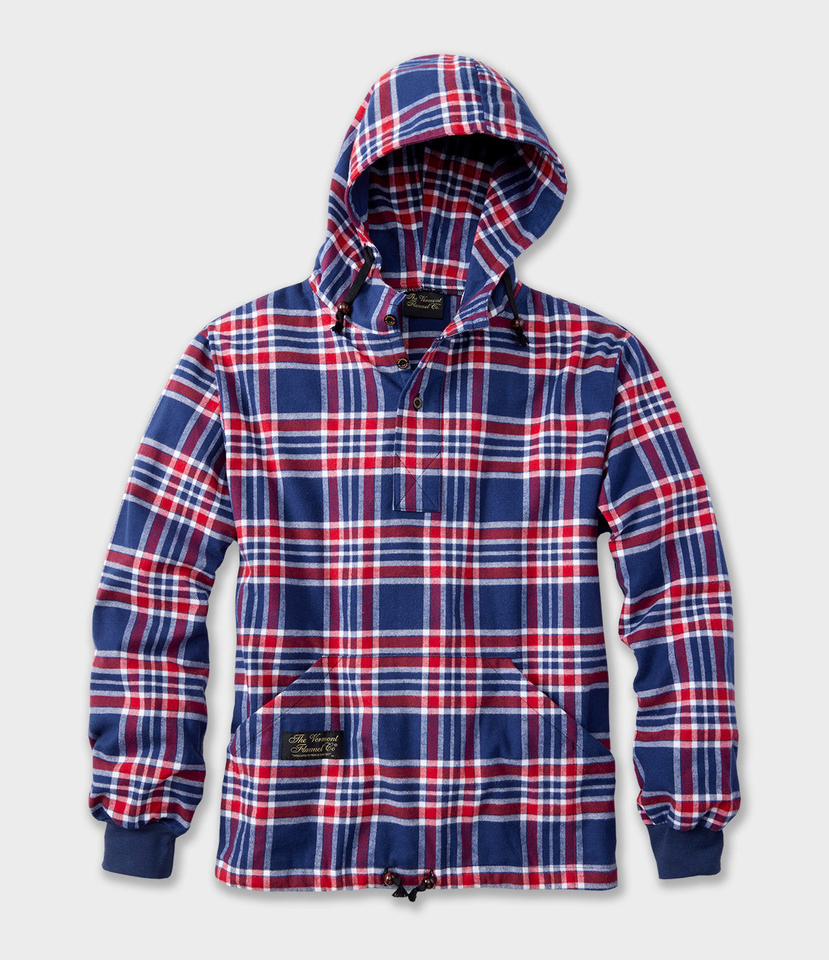 Flannel Hoodie Pullover Handcrafted USA The Vermont Flannel Co