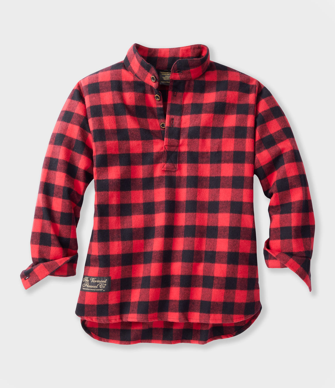 Youth Henley Shirt | Handcrafted USA | Size 14/16 | Vermont Flannel Youth Henley Shirt | Handcrafted USA | Size 14/16 | Vermont Flannel