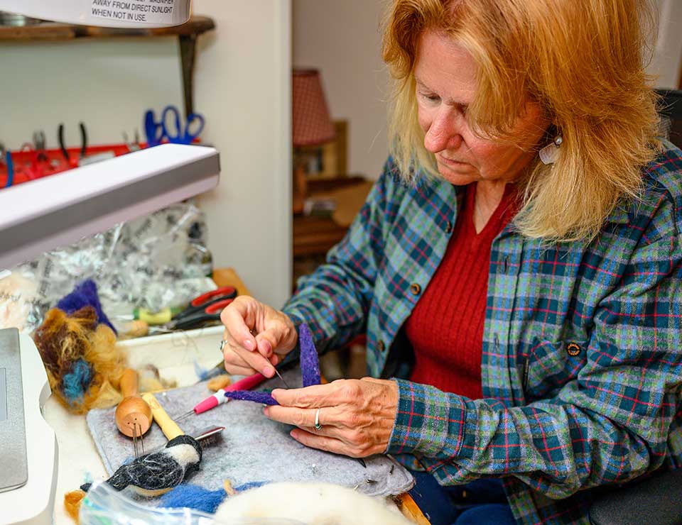 Meet the Maker: Sharon Somers, Needle Felter