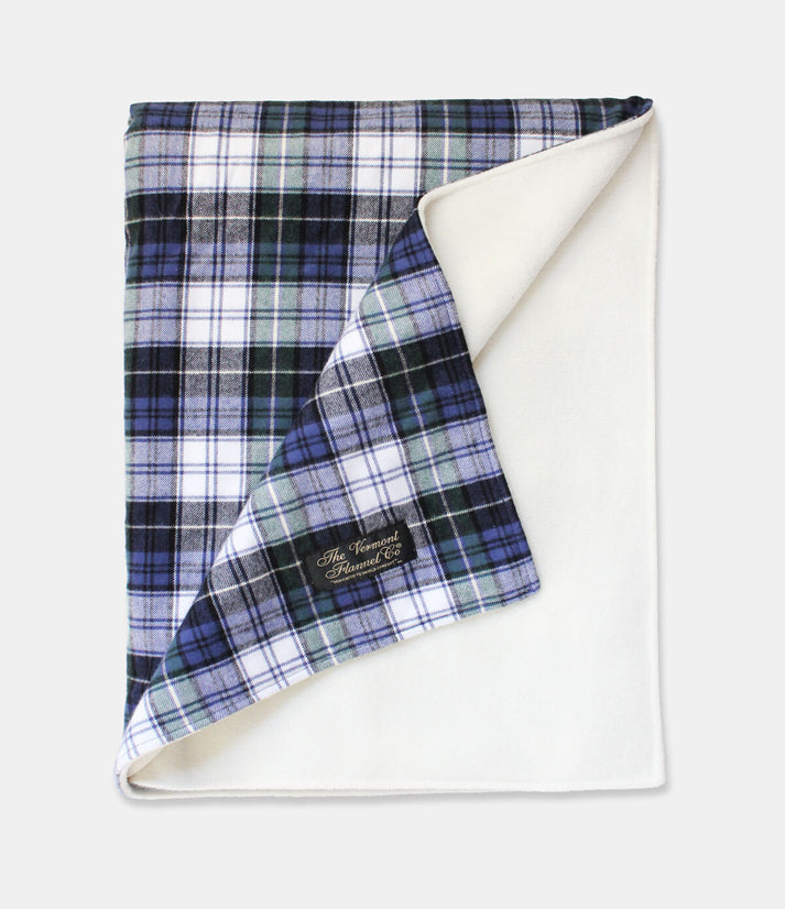 Stadium Blanket Campbell/Ivory The Vermont Flannel Company