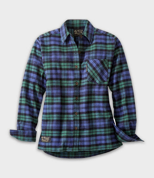 Women's Classic Flannel Shirt | Handcrafted USA - The Vermont