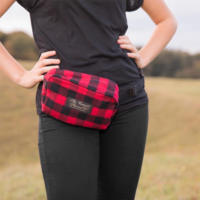 Flannel fanny pack deals