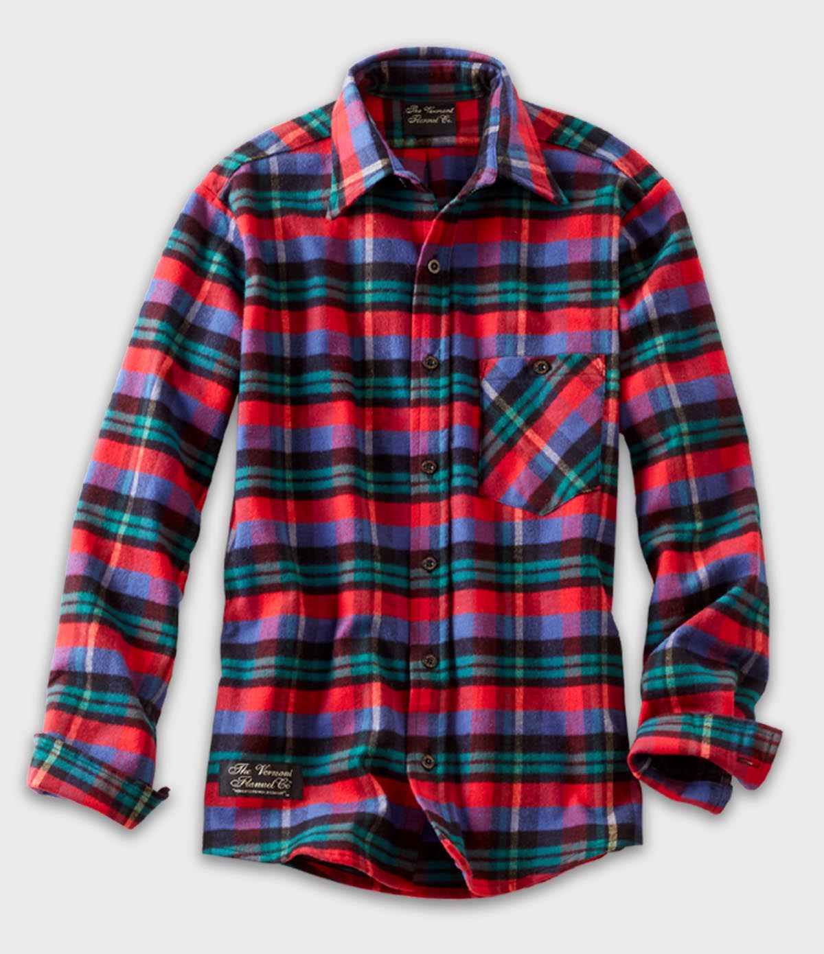 mens fitted flannel