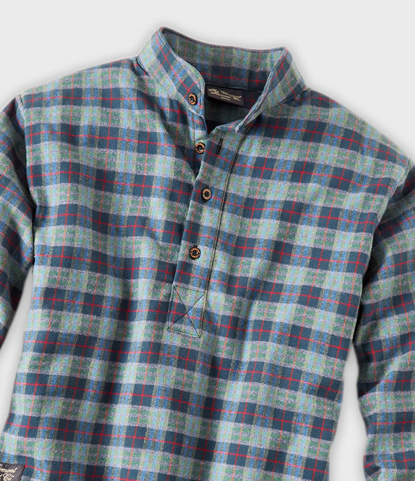 Henley Flannel Shirt - Handcrafted USA - The Vermont Flannel Co ...