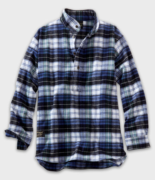 Henley Flannel Shirt - Handcrafted USA - The Vermont Flannel Co