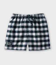 Flannel Lounge Shorts - Gray Buffalo - Gray Buffalo / XS