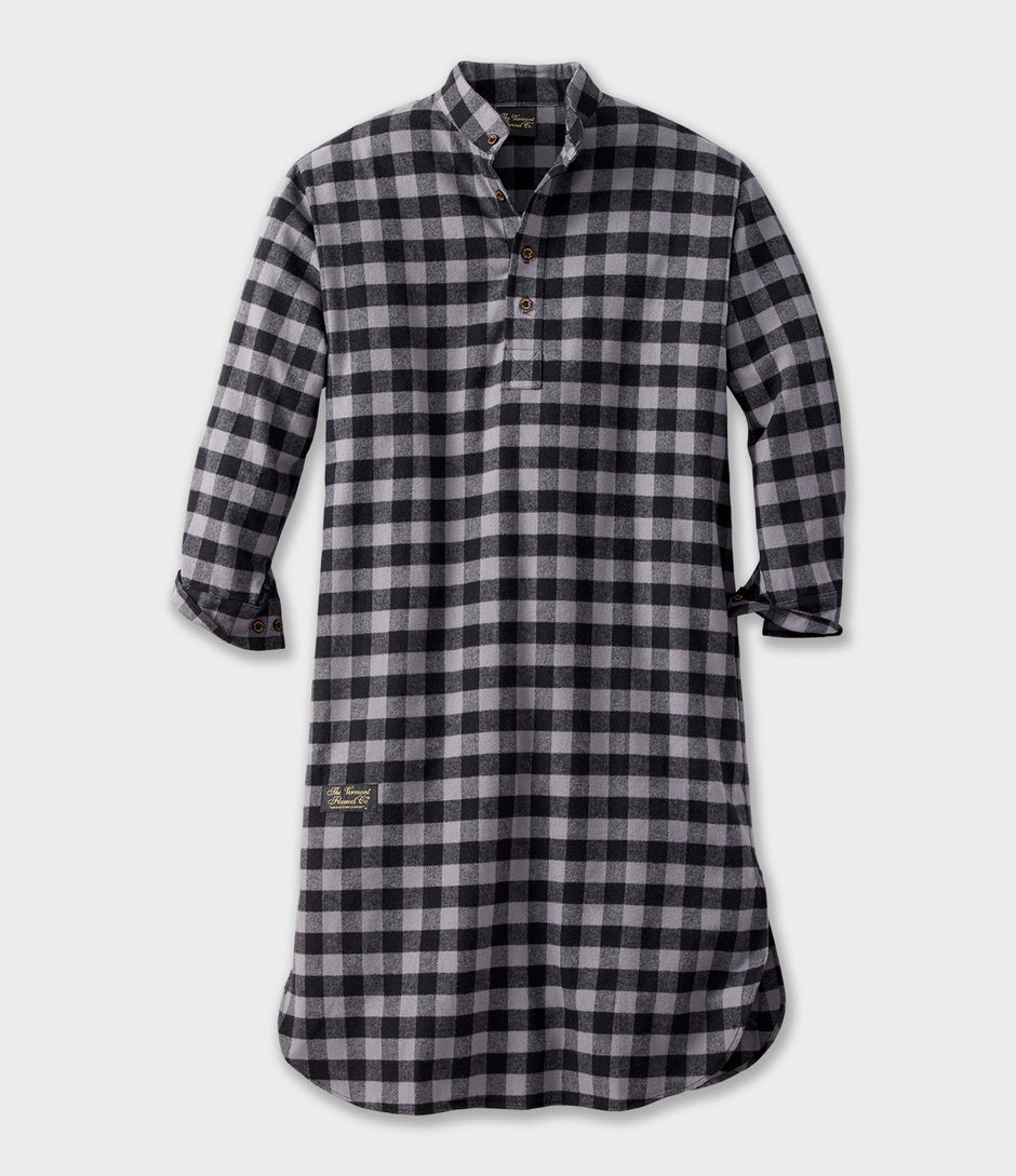 Foxfire 100% Cotton Flannel Men's Nightshirts - Tall Sizes main image 1