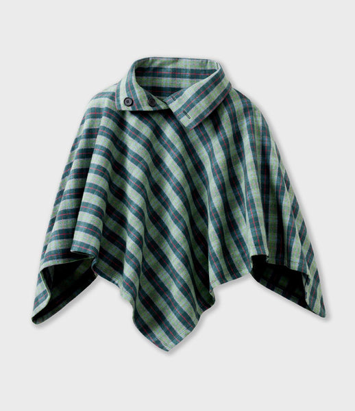Flannel Poncho or Shawl | Handcrafted USA - The Vermont Flannel Co