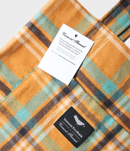 Flannel Tote Bag - Wren
