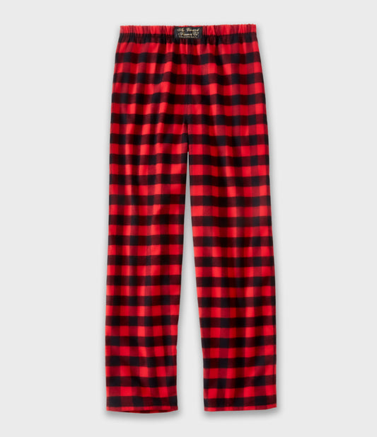 Lightweight Flannel Lounge Pants - Red Buffalo