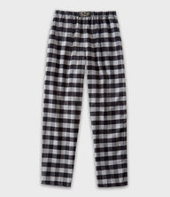 Flannel Lounge Pants - Gray Buffalo - Gray Buffalo / XS