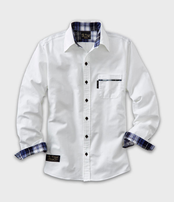 Men's Oxford Fitted Flannel Shirt