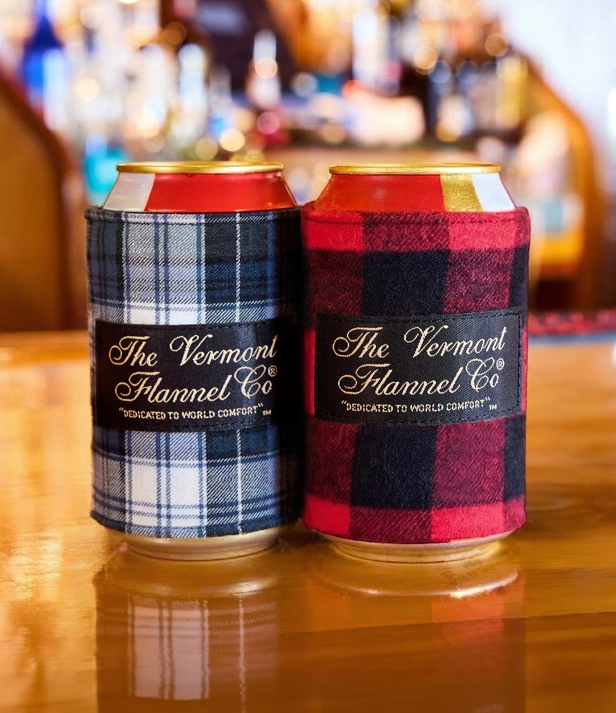 Flannel Beer Hug, Set of Two