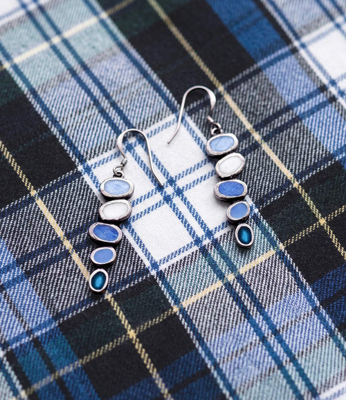 Danforth Pewter Earrings - Glacier Dangle