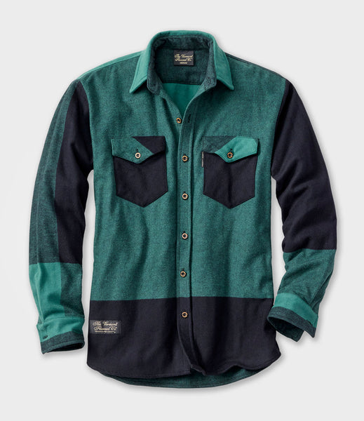 Men's Classic Flannel Shacket - Evergreen – Vermont Flannel