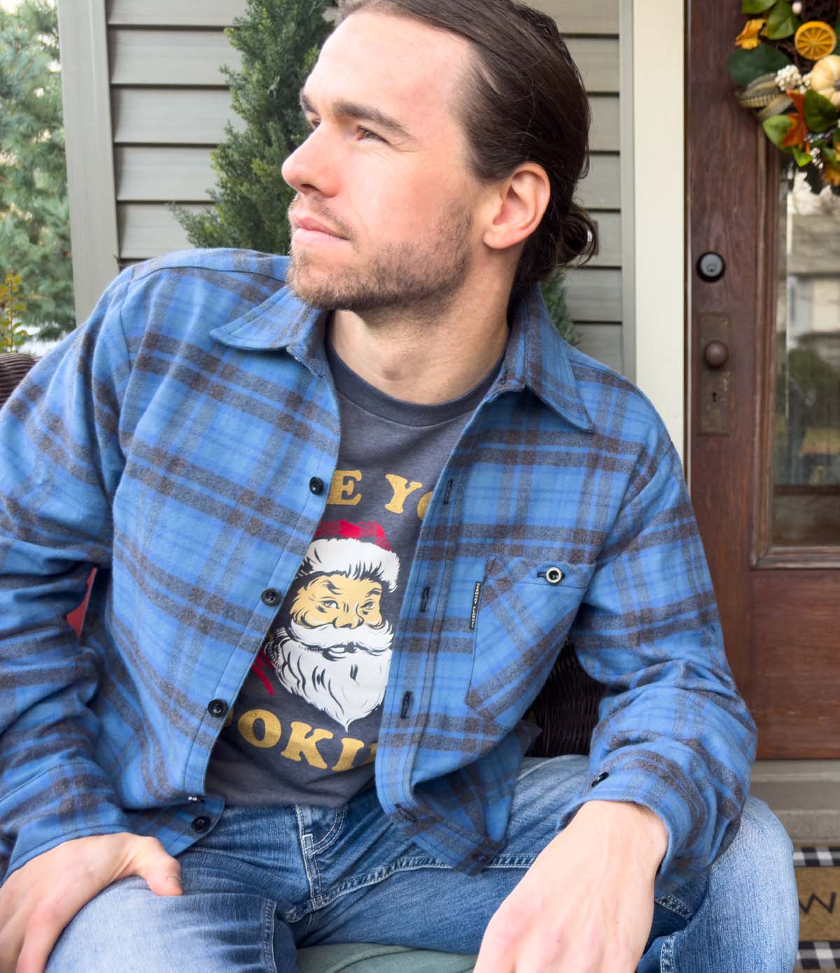 Fitted Flannel Shirt - Starry Night – Vermont Flannel