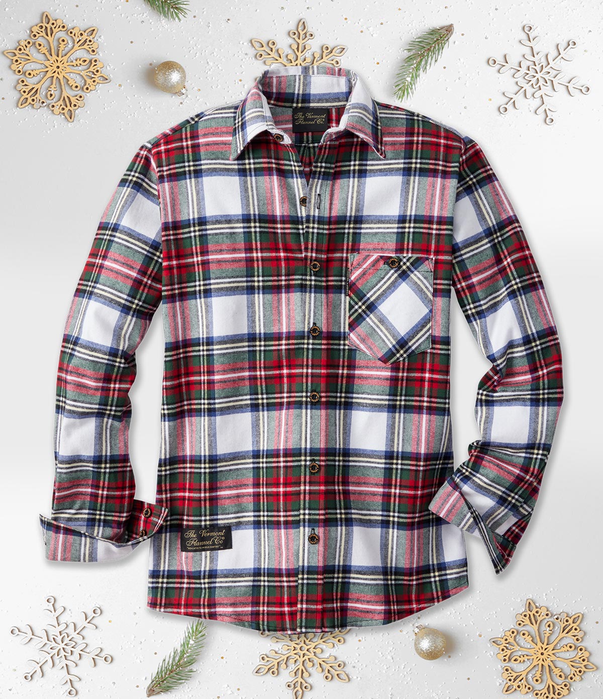 Fitted Flannel Shirts - Holiday