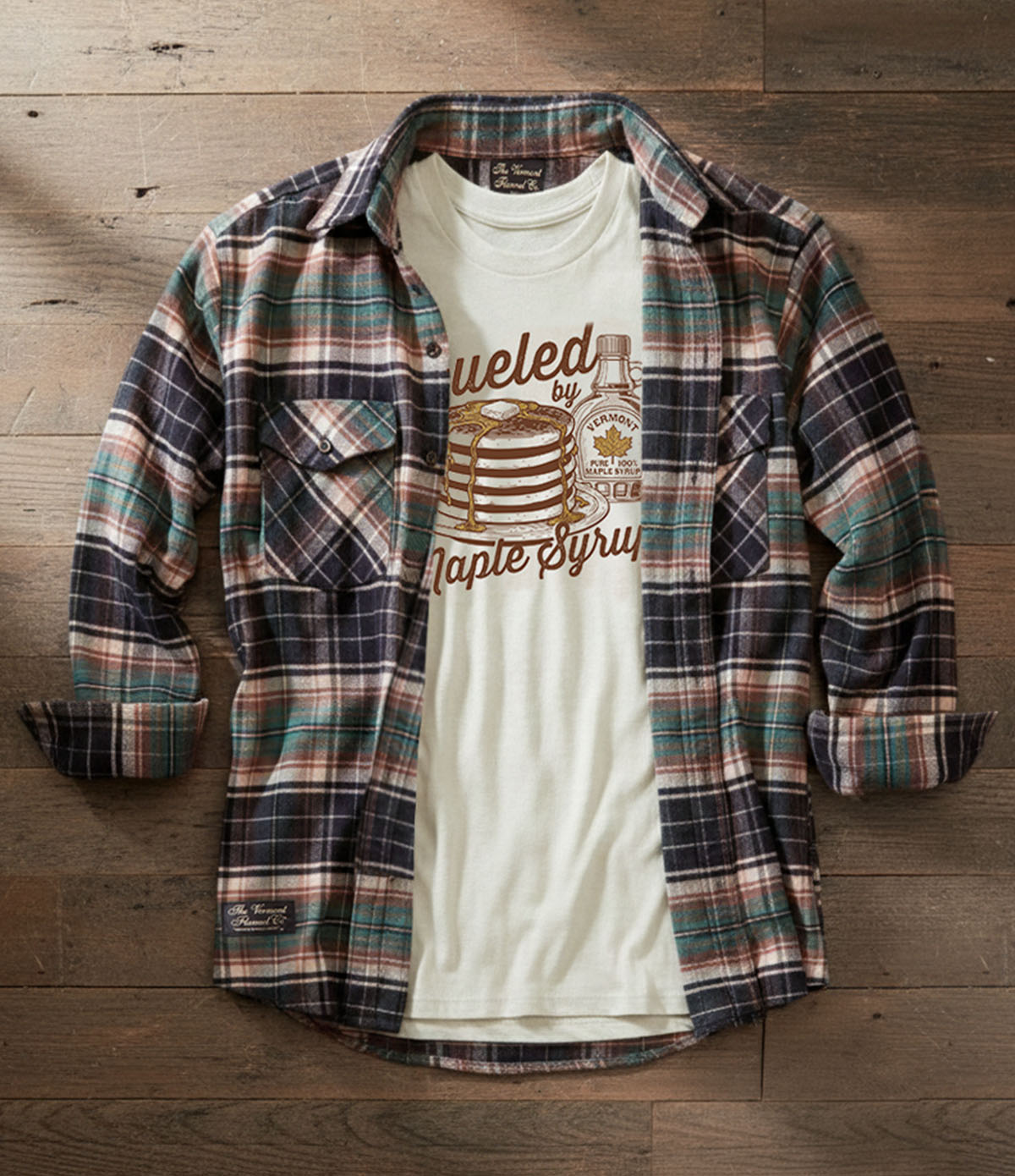 Fueled By Maple Syrup Graphic T-Shirt – Vermont Flannel