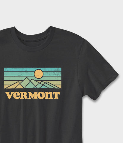 Abstract Mansfield Graphic T-Shirt - Black Heather