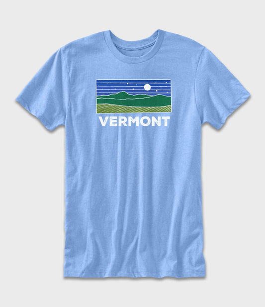 Vermont Dreams Graphic T-Shirt - Light Blue