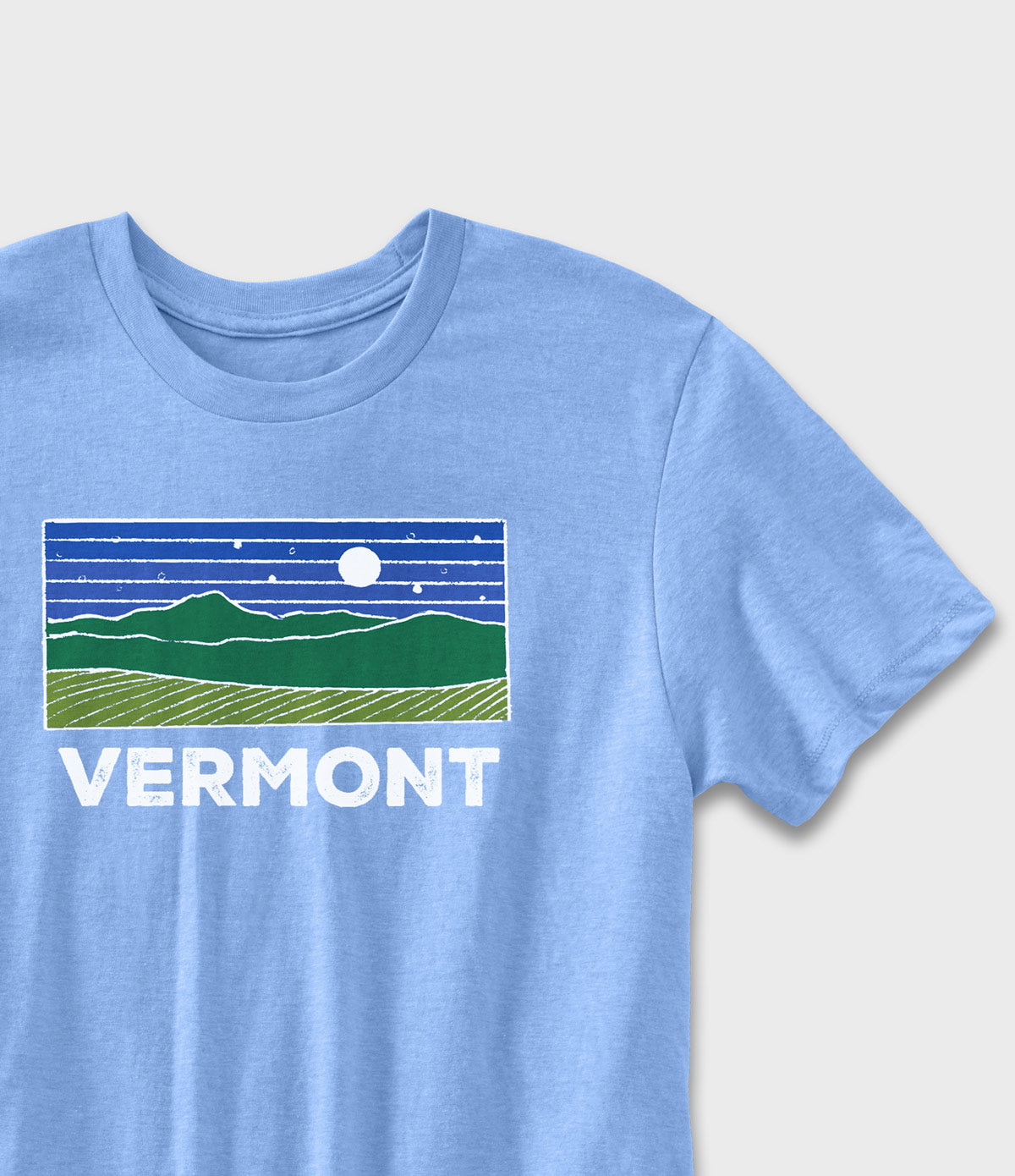 Vermont Dreams Graphic T-Shirt - Light Blue
