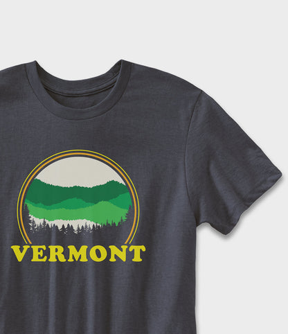 Vermont Green Mountains Graphic T-Shirt