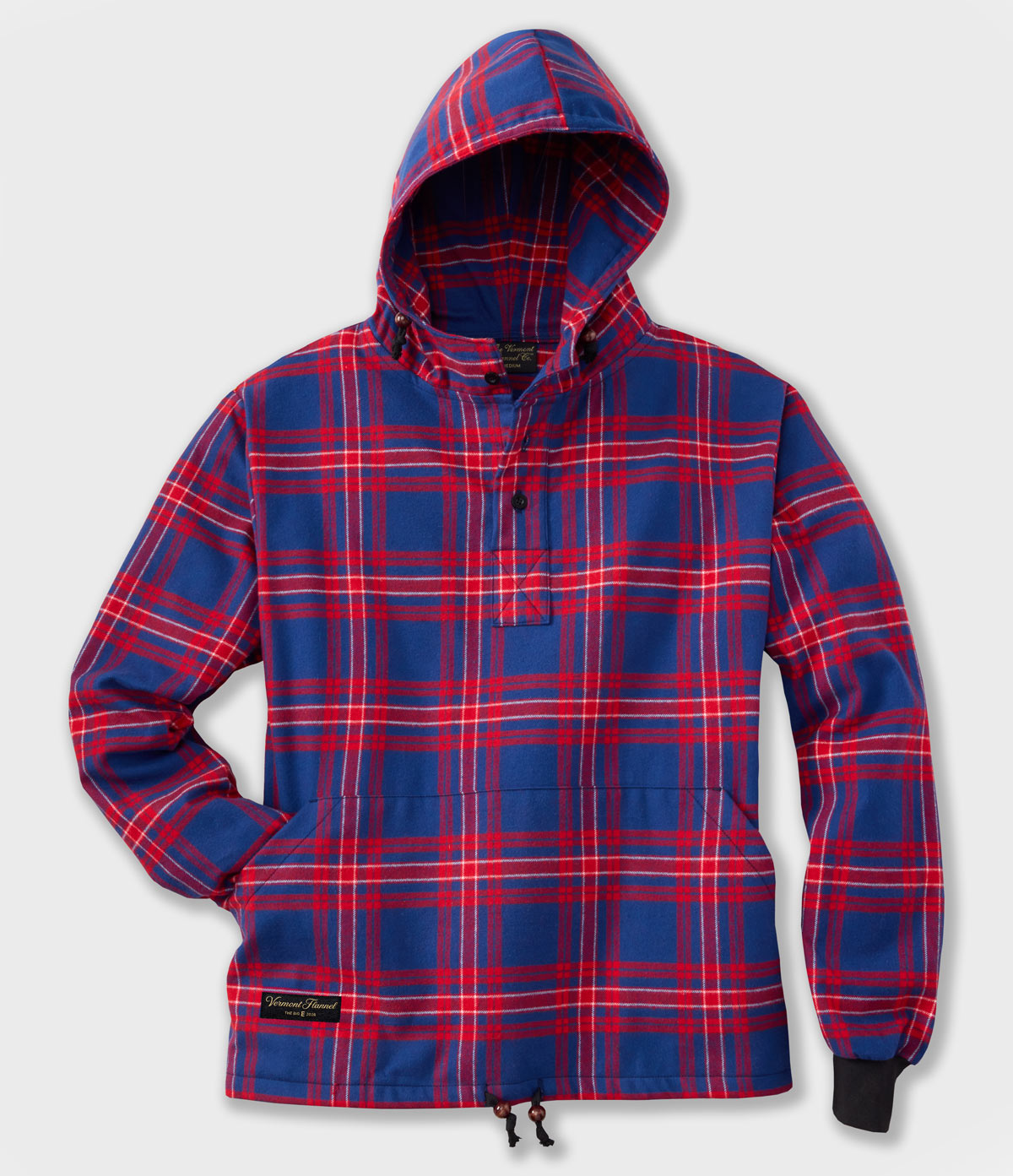 Hooded Flannel Pullover - Commonwealth