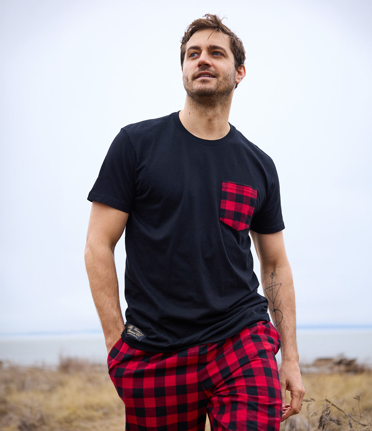 Flannel Pocket T-Shirt | Vermont Flannel – Vermont Flannel