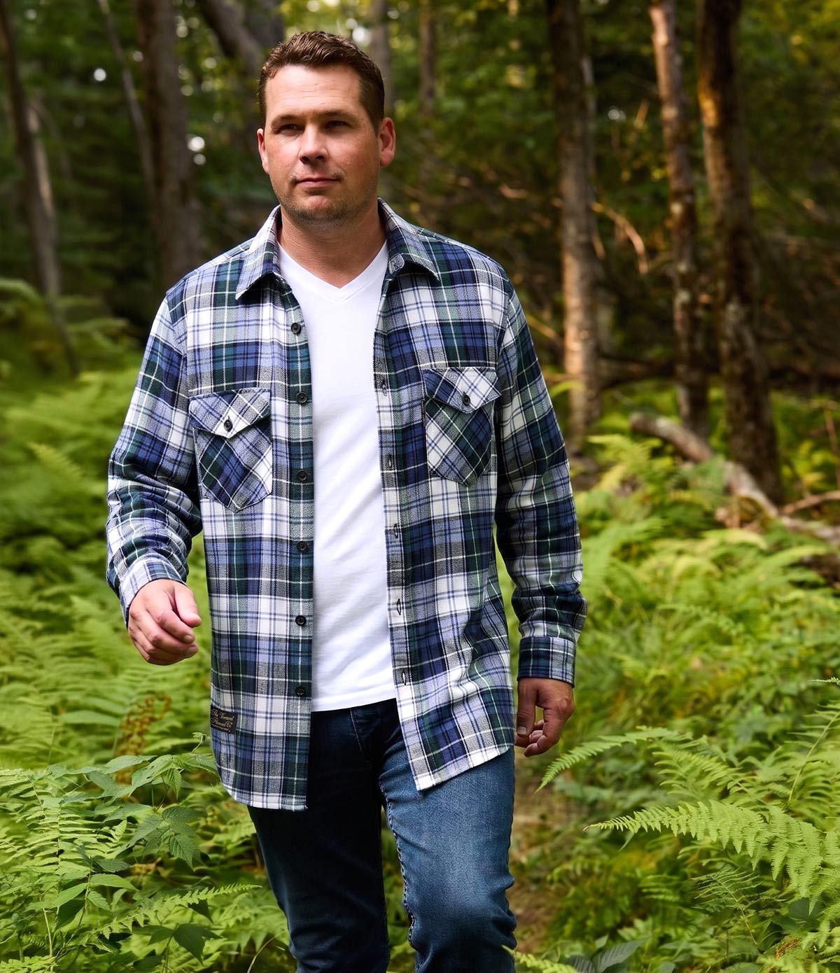Lightweight Men's Classic Flannel Shirt - Campbell – Vermont Flannel
