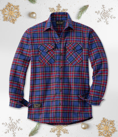 Men's Classic Flannel Shirts - Holiday
