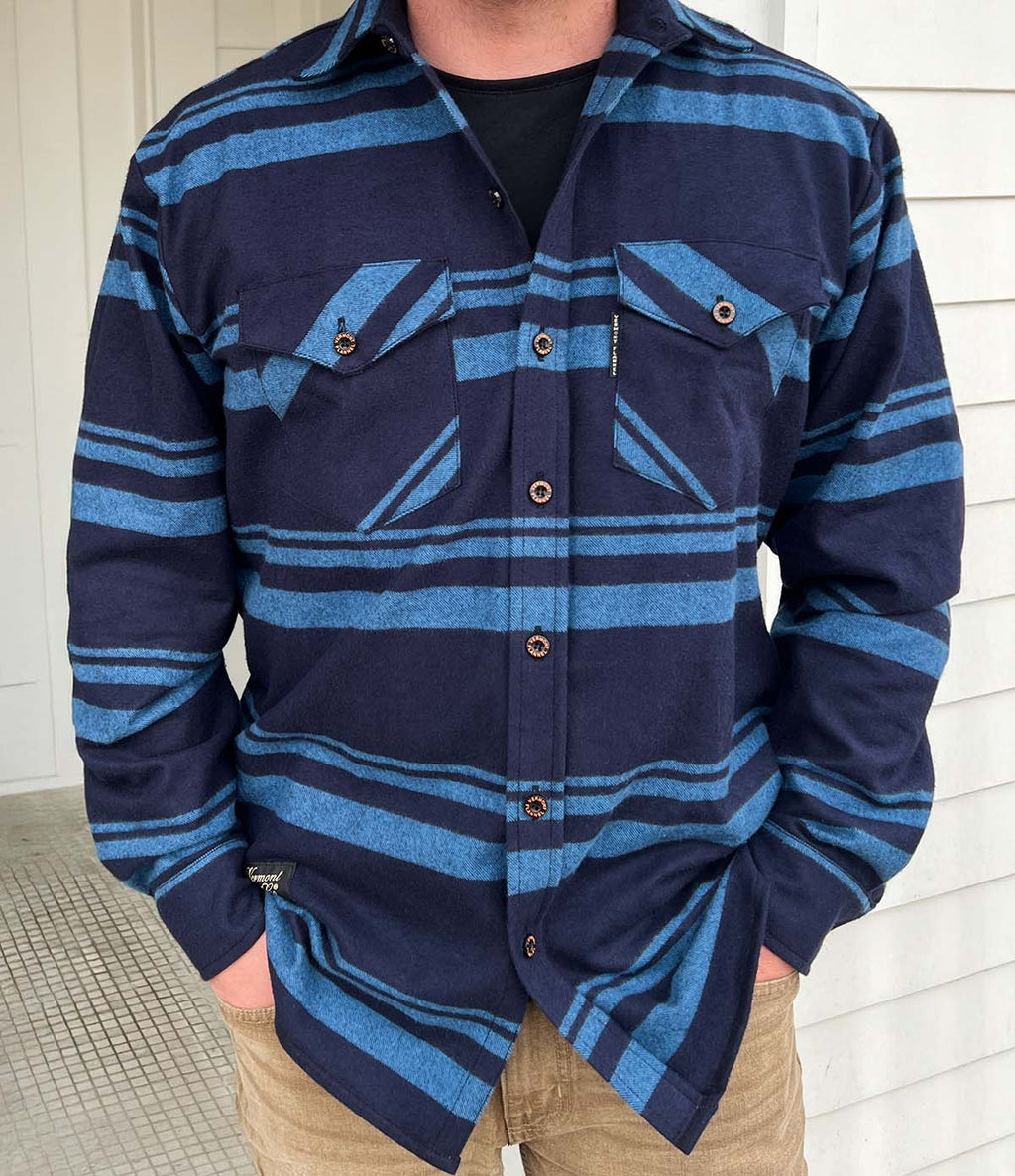 MANSFIELD STRIPE BLUE