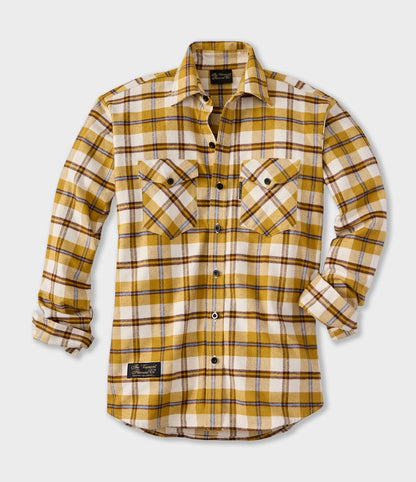 Rokeby Gold Flannel Shirt Limited Release, Made in the USA Vermont Flannel Rokeby Gold Flannel Shirt Limited Release, Made in the USA Vermont Flannel