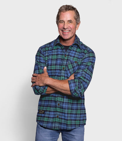 Fitted Flannel Shirt - Black Watch