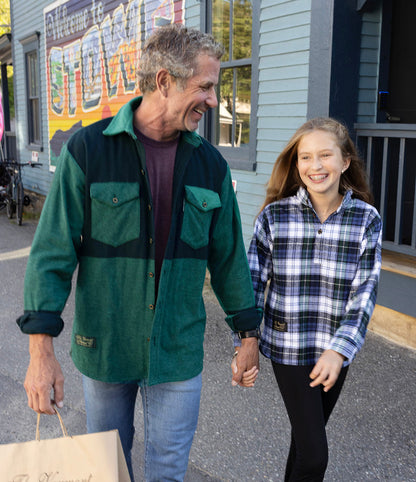 Men's Classic Flannel Shacket - Evergreen