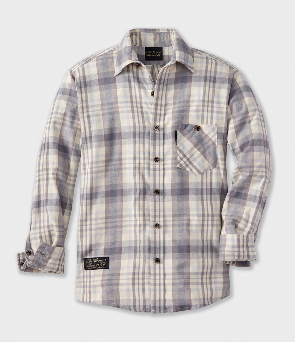 Lightweight Fitted Flannel Shirt - Sandpiper