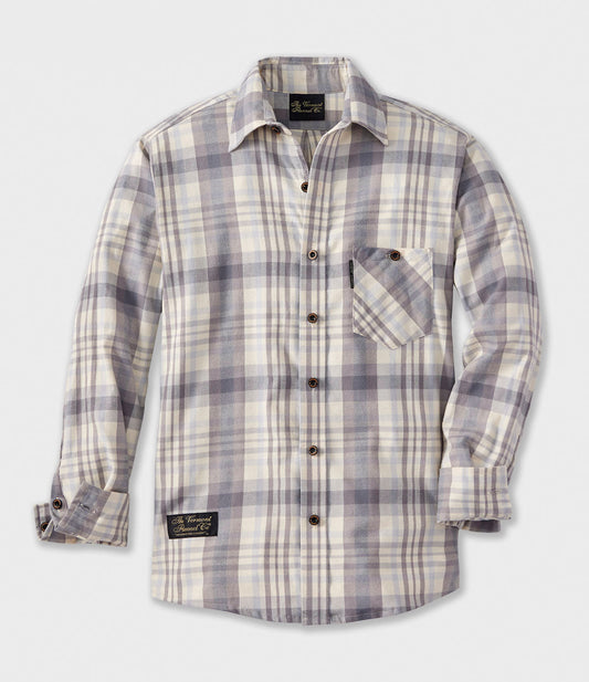 Lightweight Fitted Flannel Shirt - Sandpiper