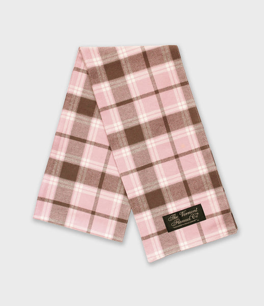 Flannel Scarf - Morrill Mauve | Handcrafted USA – Vermont Flannel
