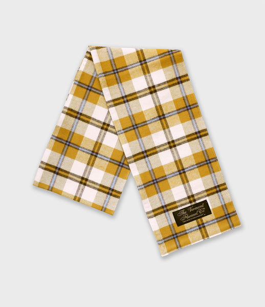 Flannel Scarf - Rokeby Gold | Handcrafted USA – The Vermont