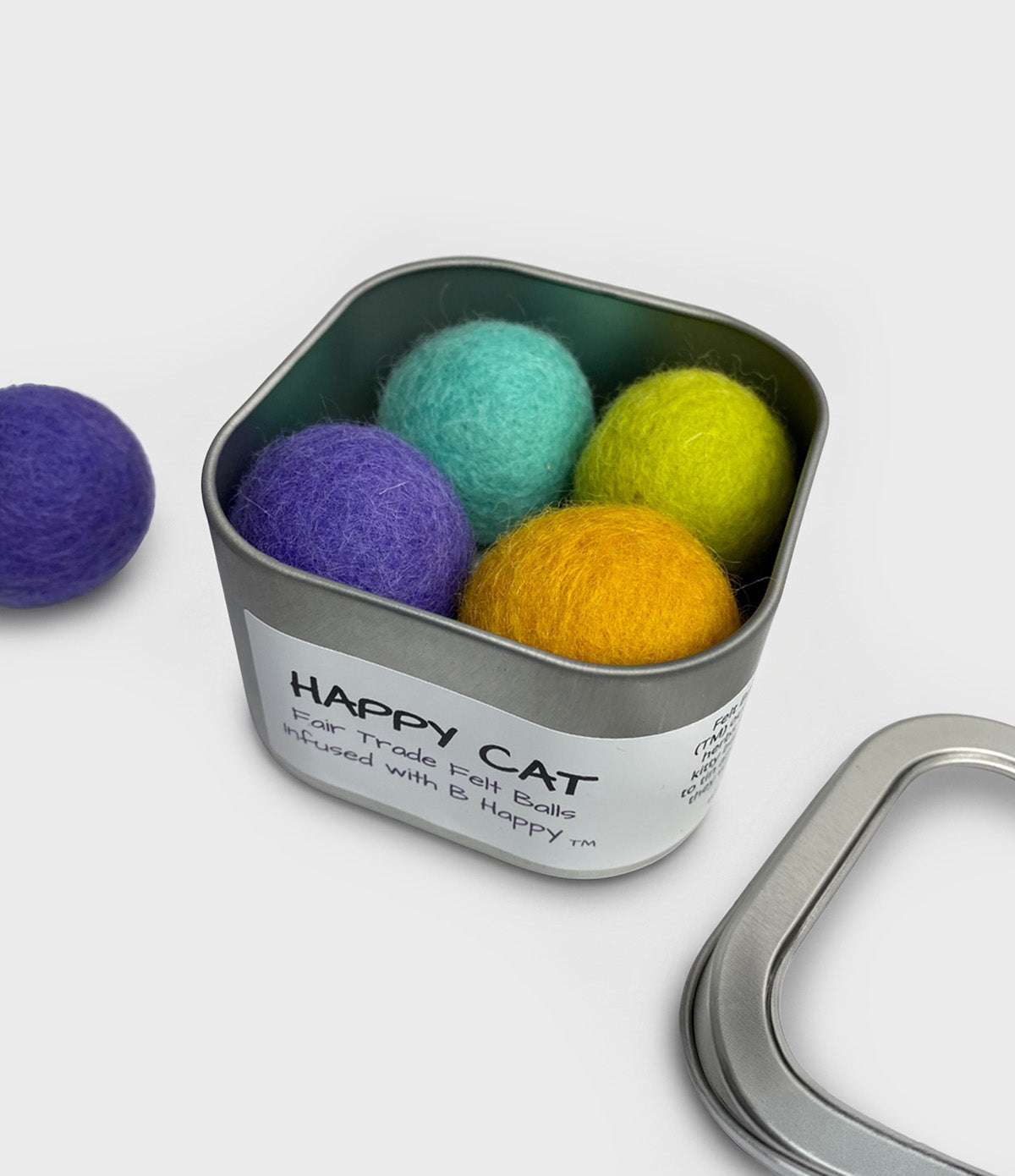 CATNIP INFUSED BALLS WITH TIN