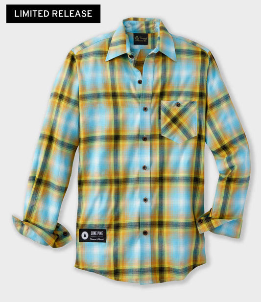 Lightweight Fitted Flannel Shirt - Summer Lights