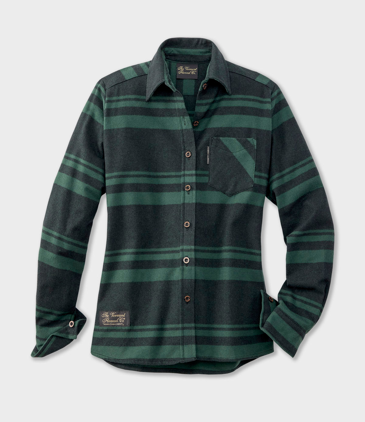Women's Classic Flannel Shirt - Mansfield Stripe