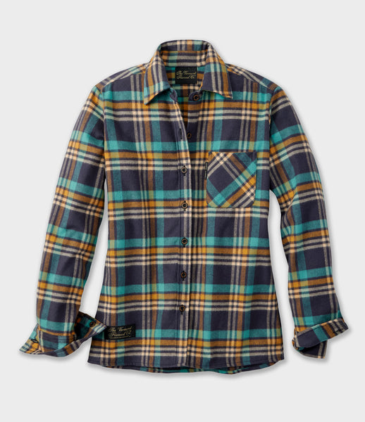 Women's Classic Flannel Shirt | Handcrafted USA - The Vermont
