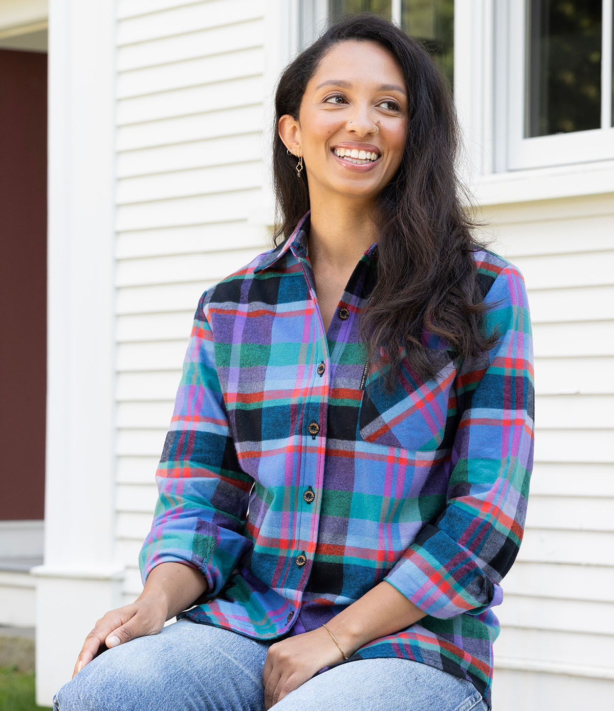 Women's Classic Flannel Shirt - Garden Island – Vermont Flannel
