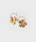 Found & Feral Earrings - Light Blue Aquamarine Fleur