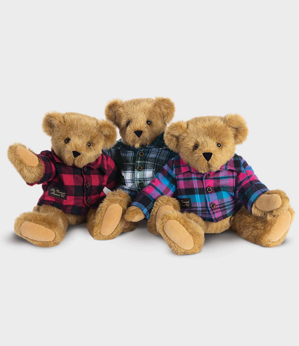 15” Classic Vermont Flannel Bear - Campbell