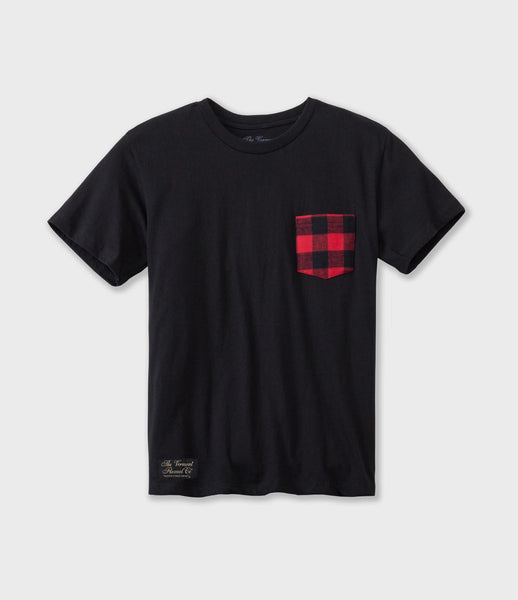 Youth Short Sleeve Pocket T-Shirt - Red Buffalo – Vermont Flannel